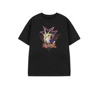 Vanilla Underground Yu-Gi-Oh! Yugi MUTO Jungen schwarzes Grafik-T-Shirt | Kurzärmeliges Anime-T-Shirt | Freizeitoberteil mit japanischem Logo