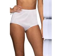 Vanity Fair Damen 3 Pack Perfectly Yours Ravissant Tailored Panty briefs underwear, Weiß, M EU