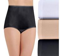 Vanity Fair Damen 3 Pack Perfectly Yours Ravissant Tailored Panty briefs underwear, White/ Black/ Nude, 34 EU