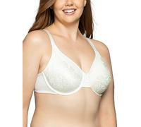Vanity Fair Damen Beauty Back Smoothing Bra, Bust Line 1.5", Non Padded Cups Up to H Minimizer-BH, Undurchsichtige, Weiße Kokosnuss-Spitze, 85DD