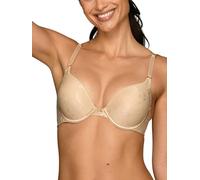 Vanity Fair Damen Ego Boost, Fügt Bis zu Einer Vollen Körbchengröße Hinzu, Bügel BHS für Frauen Push-Up-BH, Undurchsichtige, Beige Jacquard, 75D