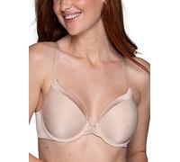 Vanity Fair Damen Illumination Frontverschluss, 3-Fach Wandelbare Heftklammern, Leicht Gefütterte Cups Bis Dd BH, Undurchsichtige, Durchschnittliche Figur - Beige, 90B