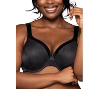 Vanity Fair Damen Illumination Full Figure Zoned in Support Bra, Lightly Lined Cups Up to Dd BH, schwarz-Midnight Black, 85D