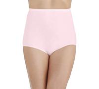 Vanity Fair Damen Unterwäsche Perfectly Yours Traditionelle Baumwolle Slip Panties, Baumwolle - Ballettrosa, 36