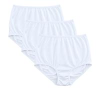 Vanity Fair Perfectly Yours Ravissant Tailored Nylon Brief 3 Stück - Weiß - Klein