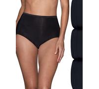 Vanity Fair Women's Illumination Brief Panties (Regular & Plus Size), 3 Pack - Midnight Black, 7