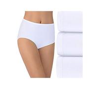 Vanity Fair Women's Illumination Brief Panties (Regular & Plus Size), 3 Pack - Star White, 7