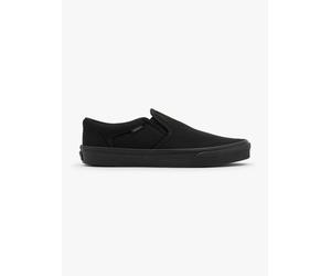VANS Asher Mn Slip On Sneaker Schwarz, Herren, Größe: 42 1/2, Material: Canvas/Textil