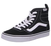 Sneaker VANS "ASHWOOD HI DECON", Damen, Gr. 37, schwarz, weiß, Leder, Synthetik, Textil, Schuhe Sneaker (18991732-37) schwarz, weiß