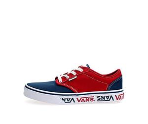 Vans Atwood Canvas Classic, Jungen Sneaker, Mehrfarbig ((Sidewall Logo) Sailor Blue/Red Veh), 39 EU