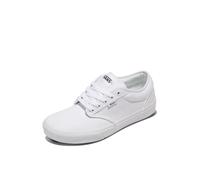 Vans Atwood Herren-Sneaker, Segeltuch, Weiß/Weiß, Größe 47