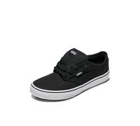 Vans Atwood Jungen Sneaker, Canvas Black White, 36 EU
