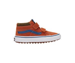 Vans - Aufstiegsschuhe - Mte SK8-Mid Reissue V Pop Rust Glazed Ginger aus Leder - Kindergröße 12,5 US - Braun Braun 12.5 US