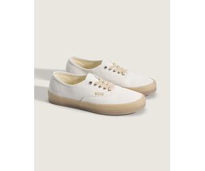 Vans Authentic Crepe Leder Herren Weiße Sneakers EU 40,5 / UK 7