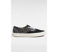 Vans - Authentic Warp Check Black - Schuhe - Schwarz - EU 43 - Textile/Textile/Gummi,Segeltuch Schwarz EU 43