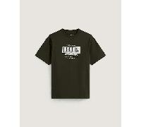 Vans - Berlin Off The Wall SS T-Shirt Obsidian Fern, Herren, Grün, Größe: L