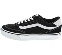 Vans Herren Brooklyn Ls Sneaker, Suede Canvas Black White, 47 EU