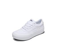 Vans Brooklyn Ls Plateau-Sneaker für Damen, Canvas White White, 42.5 EU