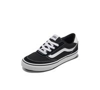 Vans Brooklyn Ls, Sneaker Herren, Wildleder Canvas Schwarz Weiß, 44 EU