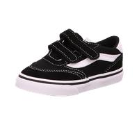 Vans Brooklyn Ls V, Jungen Sneaker, Suede/Canvas Black/White,