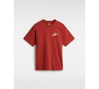 Vans - Brush Script T-Shirt, Herren, Rot, Größe: XS