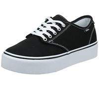 Vans Camden Platform, Damen Sneakers, Schwarz ((Canvas) Black/White 187)