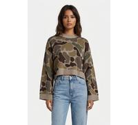 Vans - Cammile Camo Bungee Cord/Turkishcfee - Pullover - Tarnfarben - M - 100% Baumwolle,Strickwaren Tarnfarben M