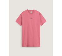 Vans - Center Vee T-Shirt-Kleid, Damen, Rosa, Größe: M