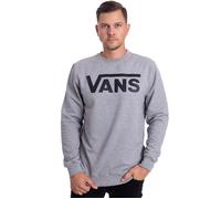 Vans - Classic Crew II Cement Heather/Black - Sweater - Grau - S - 80% Baumwolle, 20% Polyester,Schweiß Grau S