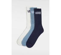 Vans - Classic Crew Pack Of 3 Parisian Night - Socken - Blau - L/XL - 74% Baumwolle, 14% Polyester, 8% Nylon, 4% Elastan Blau L/XL