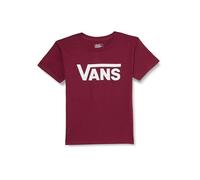 Vans Classic Drop V SS Crew Tee-B, Burgunderrot und Weiß, 10 Jahre