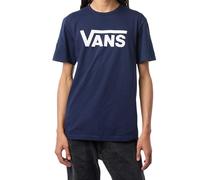 Vans Classic Drop V SS Crew Tee-B, Marineblau und Weiß, L