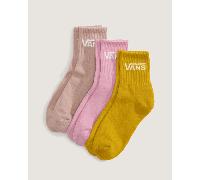 Vans Classic Half Crew Socken gelb/rosa (3er-Pack) - M