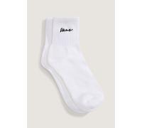 Vans - Classic Script Half Crew White - Socken - Weiß - L - 67% Baumwolle, 27% Polyester, 3% Polyamide, 3% Elastane Weiß L