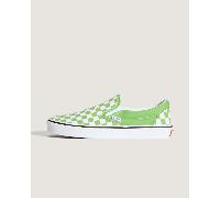 Vans Classic Slip On Checkerboard Lime Burst 45