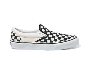 Vans - Classic Slip-On - Sneaker, Gr. 43, grau (Black&WhiteCheckerboard/White)