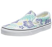 Vans Classic Slip-on, Unisex-Erwachsene Sneakers, Mehrfarbig (Aloha Stripes/True Blue/True White), 34.5 EU