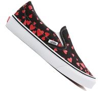 Vans Classic Slip-On Valentines Hearts Black Racing Red 38