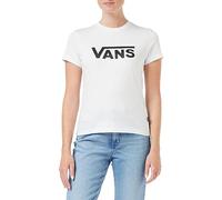 Vans Damen Drop V SS Crew T-Shirt, White,