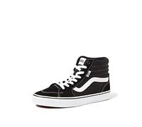 Vans Damen Filmore Hi Sneaker, Suede Canvas Black White, 34.5 EU