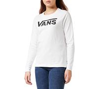 Vans Damen Flying V Classic Ls Bf Langarmshirt, Weiß (White WHT), 34 (Herstellergröße: Small)