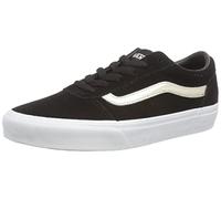 Vans Damen Ward Sneaker, Suede Canvas Black White, 36.5 EU