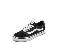 Vans Sneaker Ward Damen Veloursleder/Canvas Schwarz/Weiß Größe 37