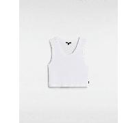 Vans - Drew Rib Tanktop, Damen, Weiß, Größe: M