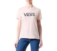 Vans Drop V Ss Crew-B T-Shirt für Damen, Orange, Größe L, Orange, Large