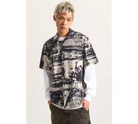 Vans Fallon Woven Hemd taupe mist / black Herren Gr. M