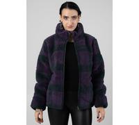 Vans - Foundry Plaid High Pile Puff Green Gables - Jacke - Lila - XS - Obermaterial: 100% Polyester; Futter: 100% Nylon,Vlies Lila XS