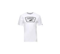 vans full patch kurzarm t shirt weis herren
