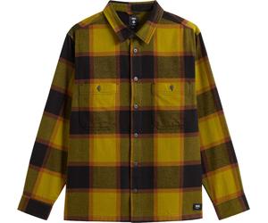 Vans - Hemd aus Baumwollflannel - Larkspur Plaid Flannel Burnt Gold/Black für Herren aus Baumwolle - Größe M - Gelb Gelb M