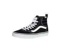 Sneaker VANS "ASHWOOD HI DECON", Gr. 42, schwarz, weiß, Leder, Synthetik, Textil, Schuhe (88547768-42) schwarz, weiß